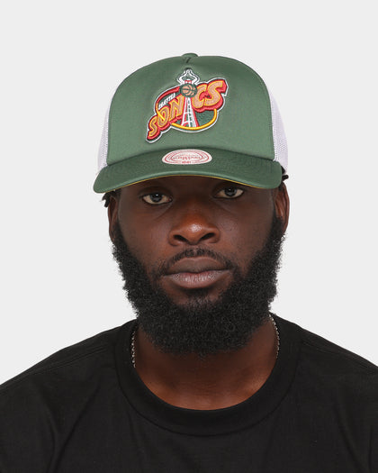 Mitchell & Ness Seattle Sonics 'NBA Off The Backboard' Trucker Snapback Green