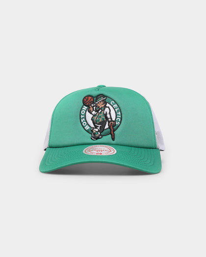 Mitchell & Ness Boston Celtics 'NBA Off The Backboard' Trucker Snapback Green