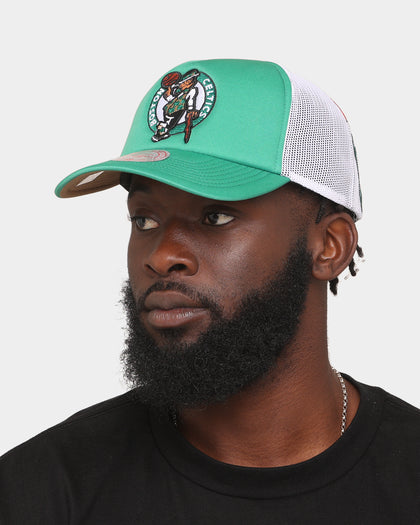 Mitchell & Ness Boston Celtics 'NBA Off The Backboard' Trucker Snapback Green