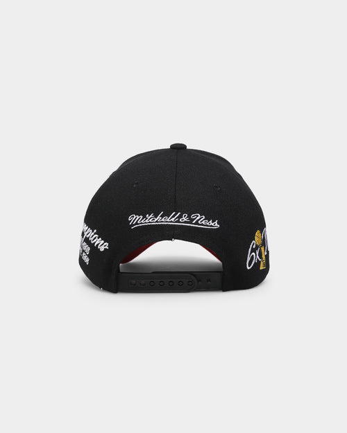 Mitchell & Ness Chicago Bulls 'Champion Wrap Classic' Pro Crown Snapback Black