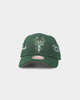 Mitchell & Ness Milwaukee Bucks 'Champion Wrap Classic' Pro Crown Snapback Green
