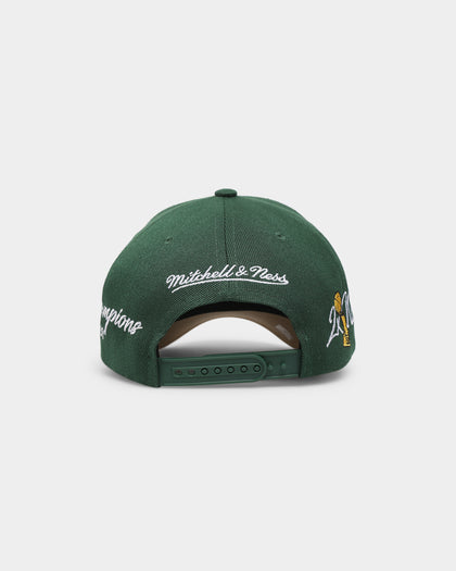 Mitchell & Ness Milwaukee Bucks 'Champion Wrap Classic' Pro Crown Snapback Green