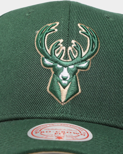 Mitchell & Ness Milwaukee Bucks 'Champion Wrap Classic' Pro Crown Snapback Green