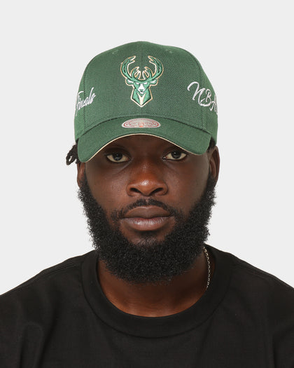 Mitchell & Ness Milwaukee Bucks 'Champion Wrap Classic' Pro Crown Snapback Green