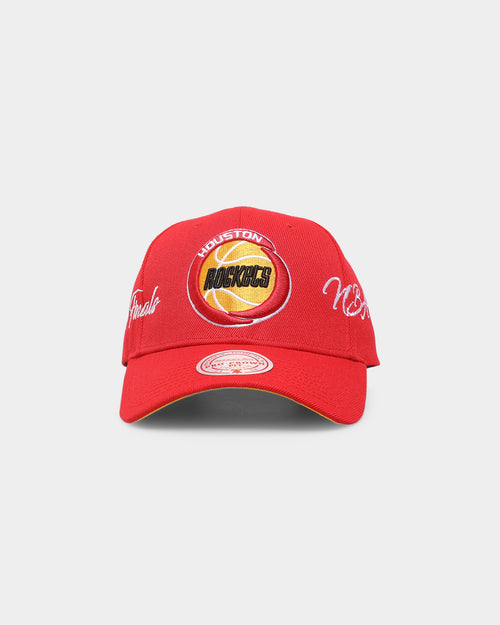 Mitchell & Ness Houston Rockets 'Champion Wrap Classic' Pro Crown Snapback Red