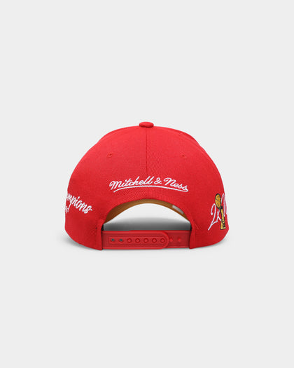 Mitchell & Ness Houston Rockets 'Champion Wrap Classic' Pro Crown Snapback Red