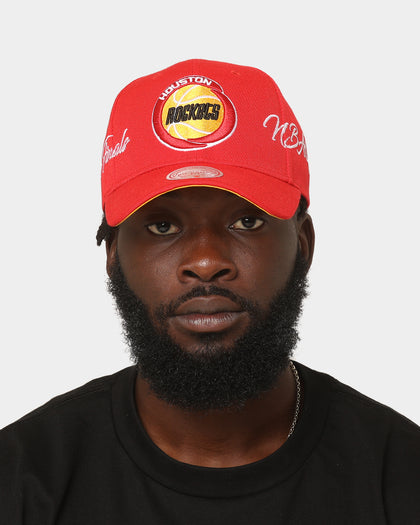 Mitchell & Ness Houston Rockets 'Champion Wrap Classic' Pro Crown Snapback Red