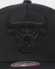 Mitchell & Ness Chicago Bulls 'Velcro Patch' Classic Red Snapback Black