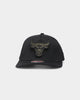 Mitchell & Ness Chicago Bulls 'Velcro Patch' Classic Red Snapback Black