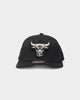 Mitchell & Ness Chicago Bulls 'Velcro Patch' Classic Red Snapback Black