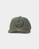 Mitchell & Ness Atlanta Hawks Tonal Logo Classic Snapback Olive