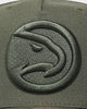 Mitchell & Ness Atlanta Hawks Tonal Logo Classic Snapback Olive