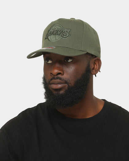 Mitchell & Ness Los Angeles Lakers Tonal Logo Classic Snapback Olive