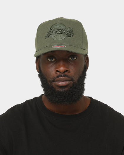 Mitchell & Ness Los Angeles Lakers Tonal Logo Classic Snapback Olive