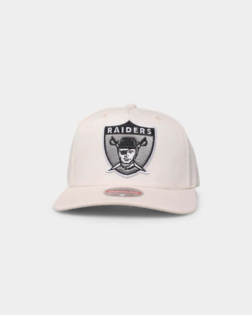 Mitchell & Ness Las Vegas Raiders Tonal Logo Classic Snapback Khaki
