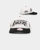 Mitchell & Ness Los Angeles Lakers Script Deadstock Snapback White