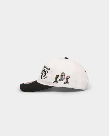 Mitchell & Ness Los Angeles Lakers Script Deadstock Snapback White