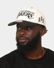 Mitchell & Ness Los Angeles Lakers Script Deadstock Snapback White