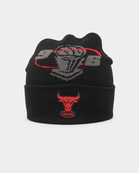 Mitchell & Ness Chicago Bulls '96 Cuff Knit Beanie Black