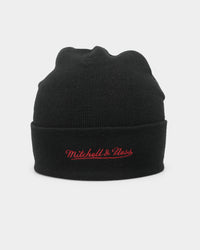 Mitchell & Ness Chicago Bulls '96 Cuff Knit Beanie Black
