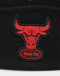 Mitchell & Ness Chicago Bulls '96 Cuff Knit Beanie Black