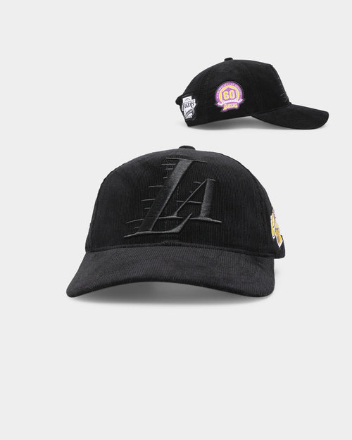 Mitchell & Ness Los Angeles Lakers 'Anniversary Patch' Deadstock Snapback Black