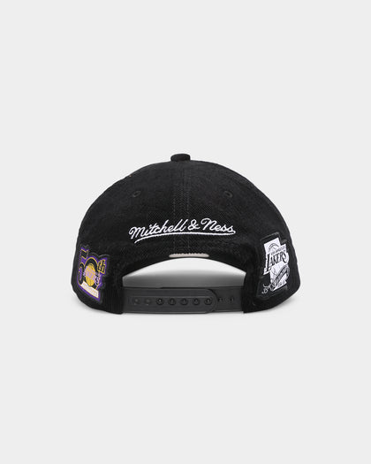 Mitchell & Ness Los Angeles Lakers 'Anniversary Patch' Deadstock Snapback Black