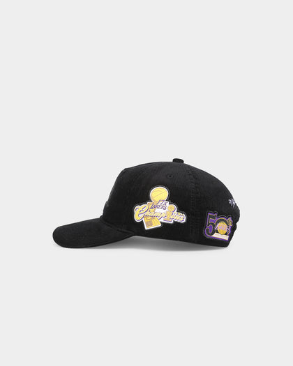 Mitchell & Ness Los Angeles Lakers 'Anniversary Patch' Deadstock Snapback Black
