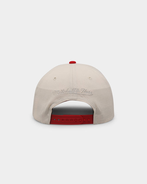 Mitchell & Ness Chicago Bulls 'Wool Blend' Snapback Vintage White