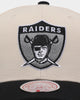 Mitchell & Ness Oakland Raiders 'Wool Blend' Snapback Vintage White