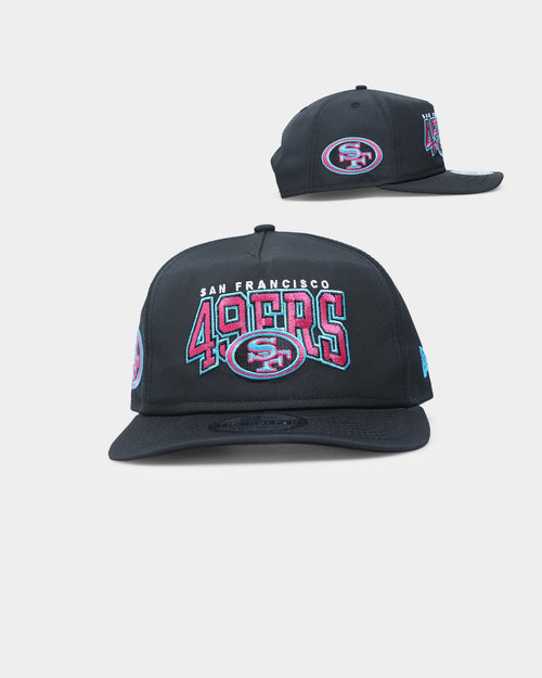 New Era San Francisco 49ers 'Neon Nights' Prolight Old Golfer Snapback Black/Neon