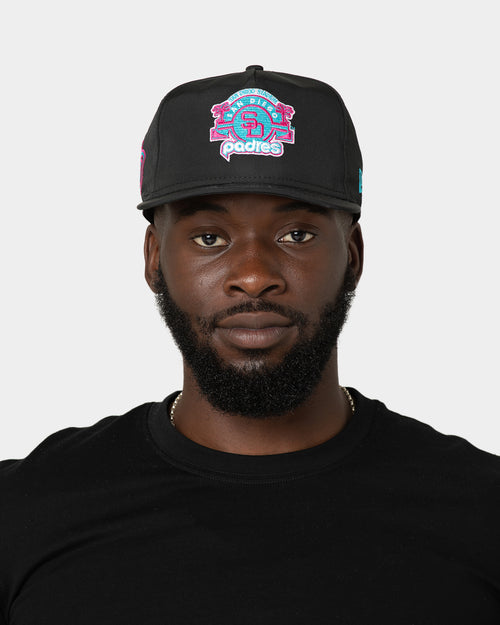 New Era San Diego Padres 'Neon Nights' Prolight Old Golfer Snapback Black/Neon