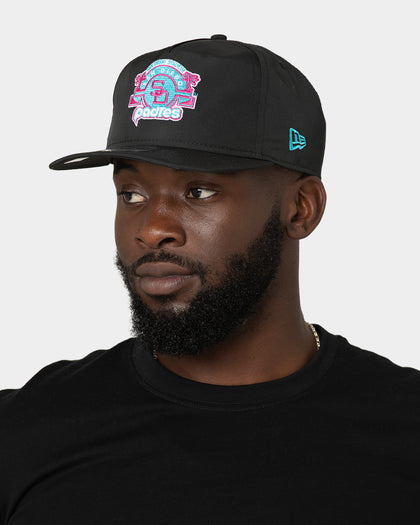 New Era San Diego Padres 'Neon Nights' Prolight Old Golfer Snapback Black/Neon
