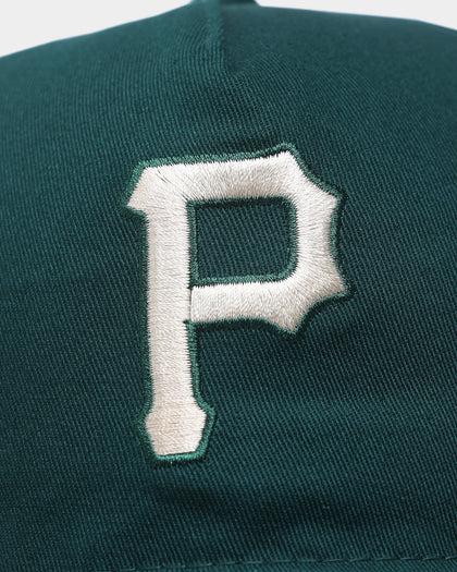 New Era Pittsburgh Pirates 'Green & Cream' Old Golfer Snapback Dark Green