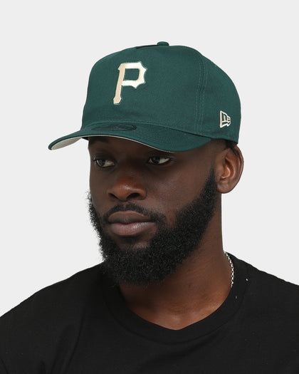 New Era Pittsburgh Pirates 'Green & Cream' Old Golfer Snapback Dark Green