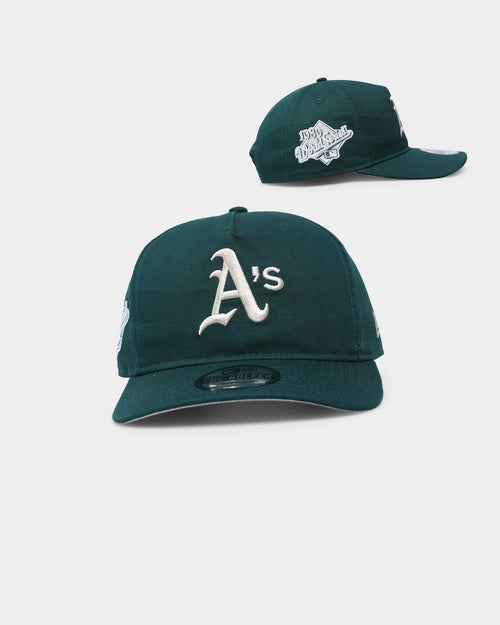 New Era Oakland Athletics 'Green & Cream' Old Golfer Snapback Dark Green