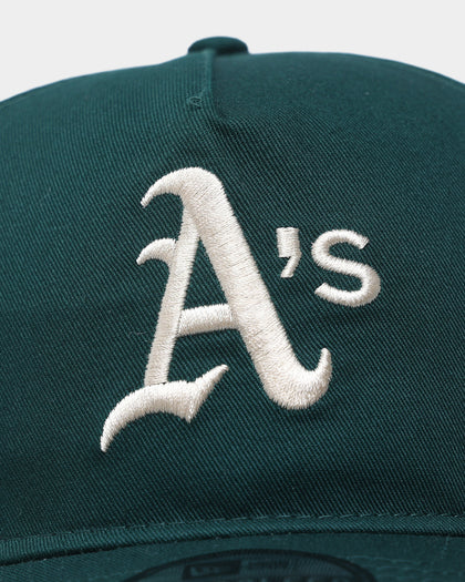New Era Oakland Athletics 'Green & Cream' Old Golfer Snapback Dark Green
