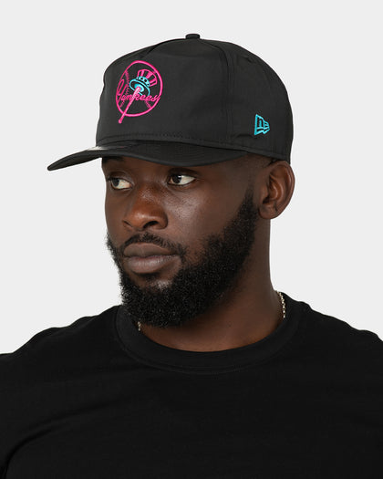 New Era New York Yankees 'Neon Nights' Prolight Old Golfer Snapback Black/Neon