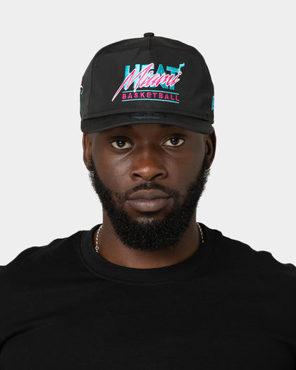 New Era Miami Heat 'Neon Nights' Prolight Old Golfer Snapback Black/Neon