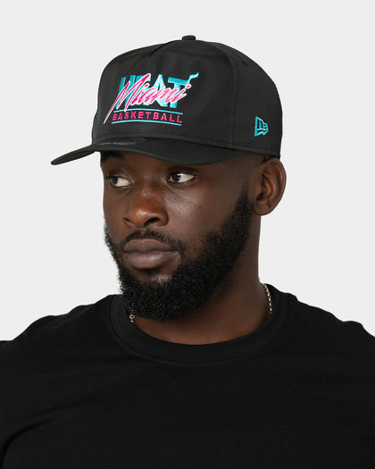 New Era Miami Heat 'Neon Nights' Prolight Old Golfer Snapback Black/Neon