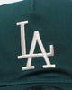 New Era Los Angeles Dodgers 'Green & Cream' Old Golfer Snapback Dark Green