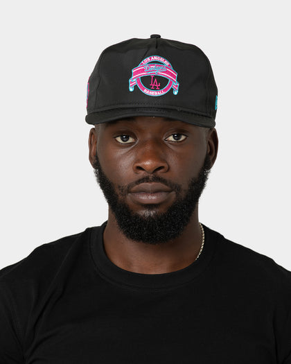 New Era Los Angeles Dodgers 'Neon Nights' Prolight Old Golfer Snapback Black/Neon