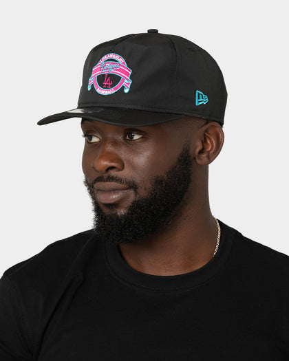New Era Los Angeles Dodgers 'Neon Nights' Prolight Old Golfer Snapback Black/Neon