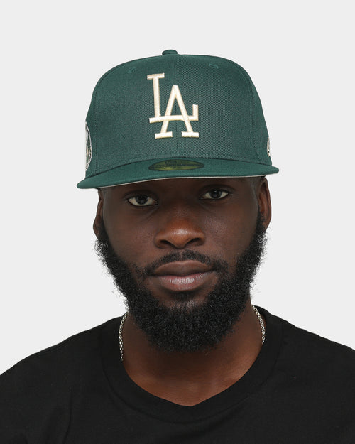 New Era Los Angeles Dodgers World Series "Green & Cream" 59FIFTY Fitted Dark Green