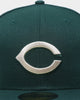 New Era Cincinnati Reds 1990 World Series "Green & Cream" 59FIFTY Fitted Dark Green