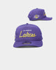 New Era Los Angeles Lakers 'Team Script' Prolight Old Golfer Snapback Original Team Colours