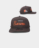 New Era Cleveland Browns 'Team Script' Prolight Old Golfer Snapback Original Team Colours