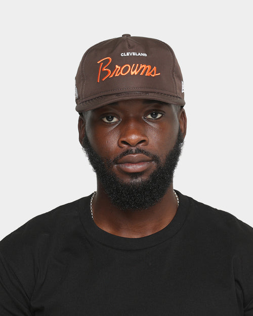 New Era Cleveland Browns 'Team Script' Prolight Old Golfer Snapback Original Team Colours