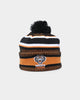 New Era West Tigers NRL Kick Off 2022 Pom Wordmark Beanie Black