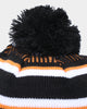 New Era West Tigers NRL Kick Off 2022 Pom Wordmark Beanie Black